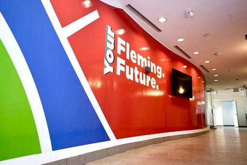 Fleming College Toronto campus hallway