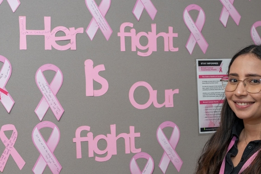 Donations & Pink Ribbons on Campus